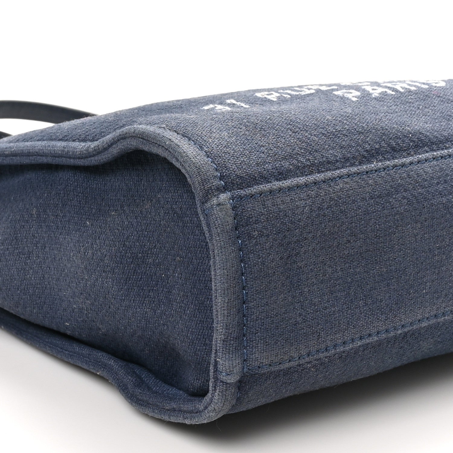 Canvas Mini Deauville Tote Blue