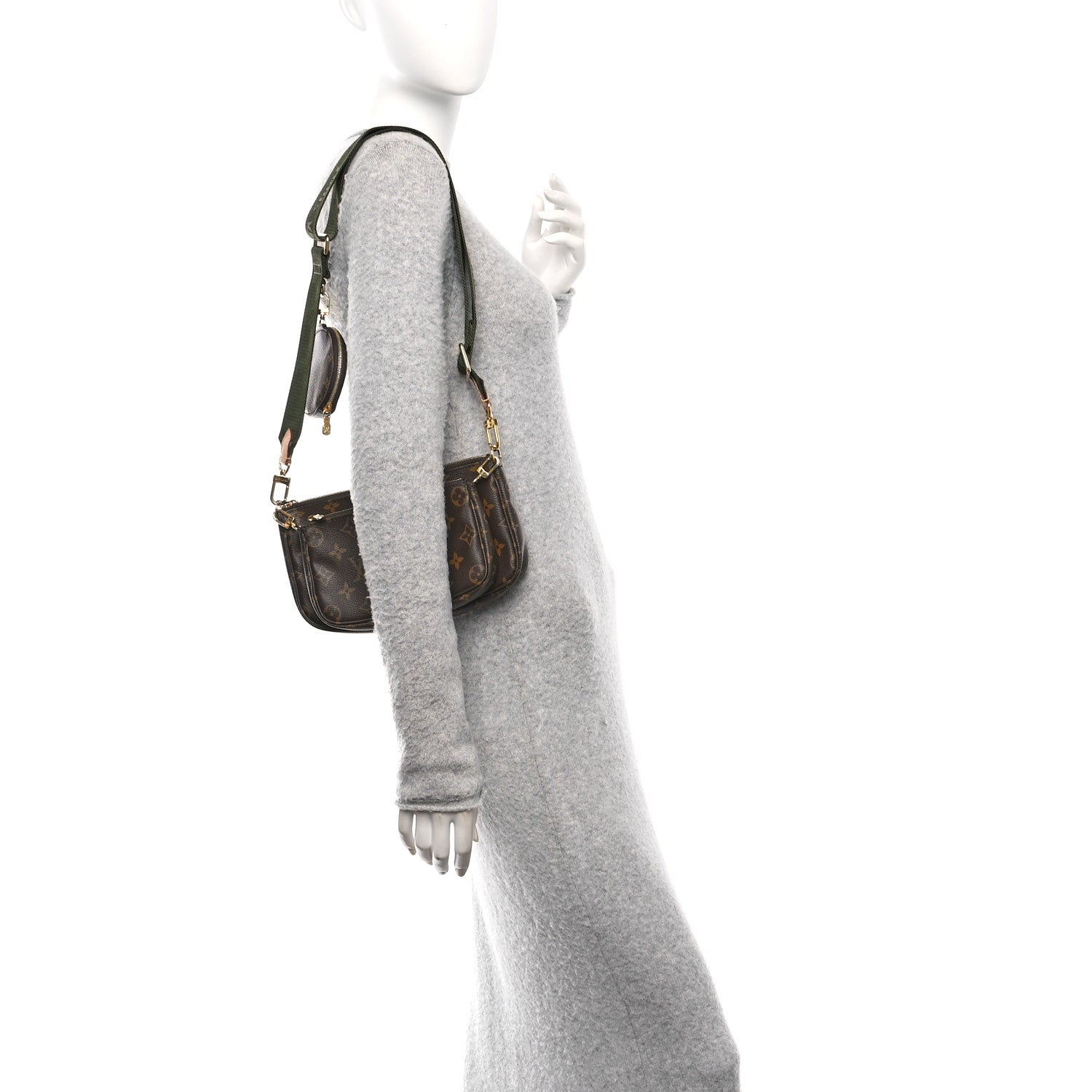 Monogram Multi Pochette Accessories Kaki