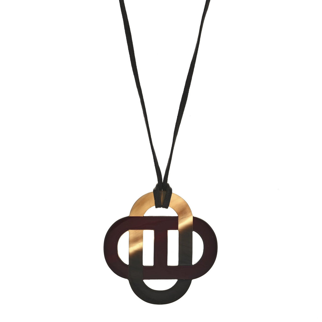 Buffalo Horn Lacquer Isatis Necklace