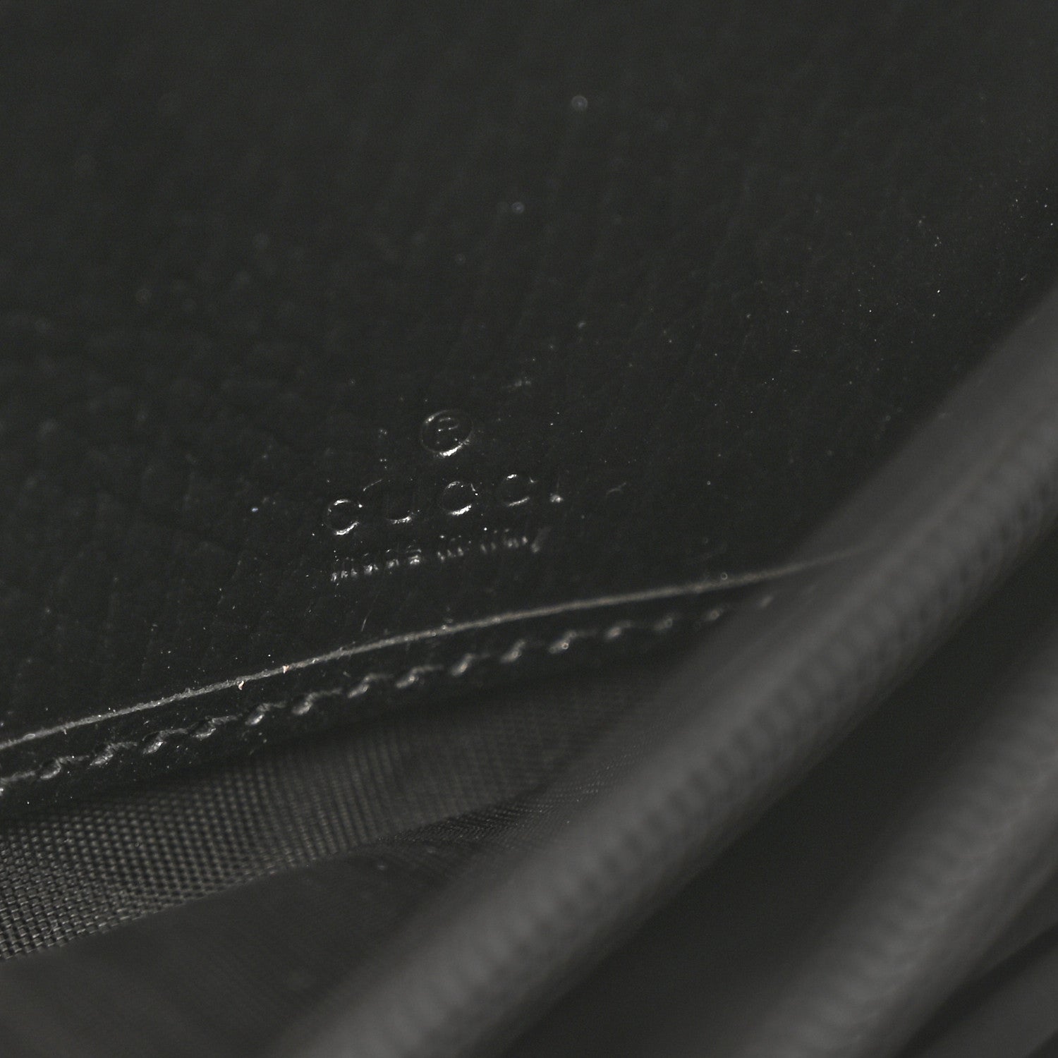 Dollar Calfskin GG Supreme Monogram Petite GG Marmont Wallet Chain Bag Black Beige Ebony