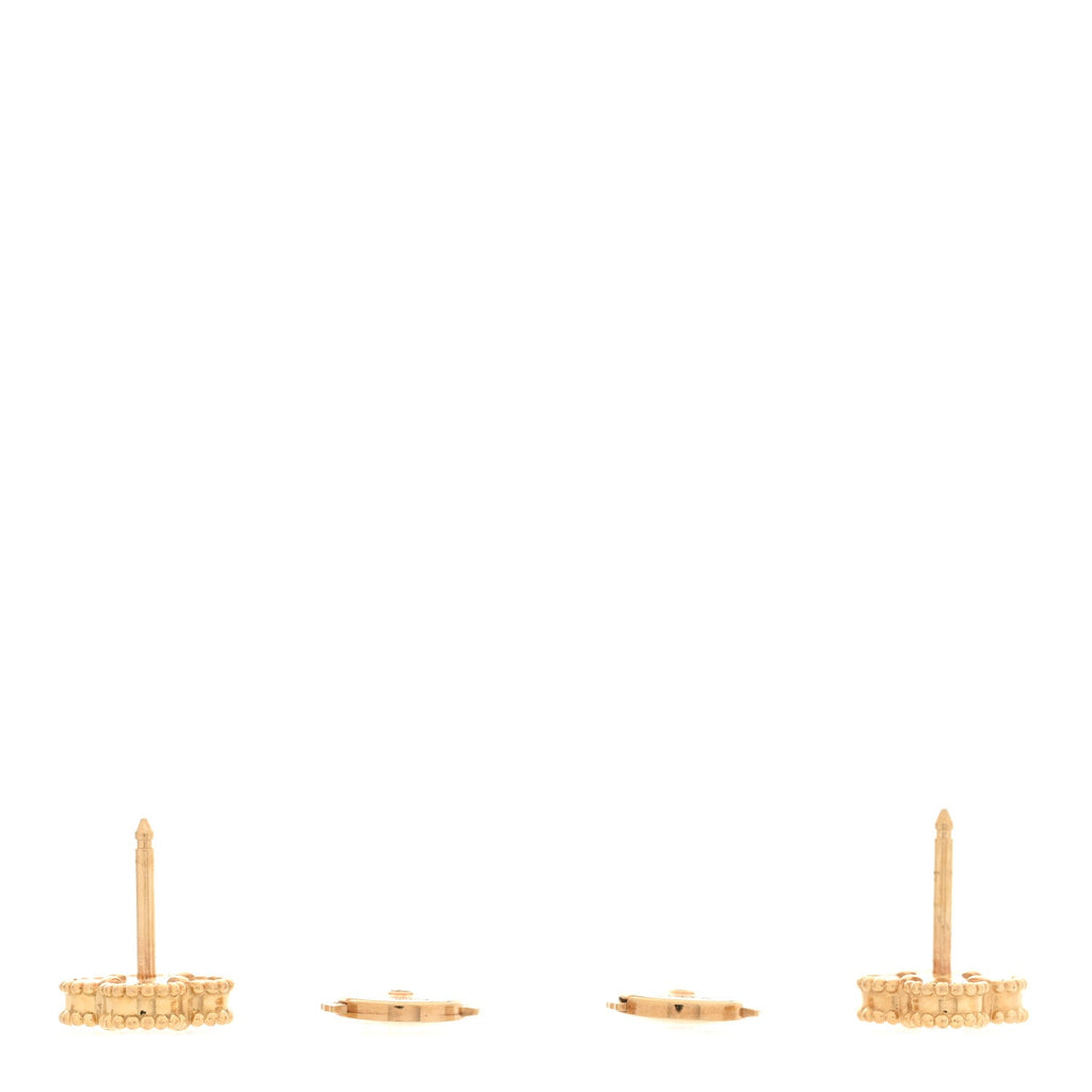 18K Yellow Gold Mother of Pearl Sweet Alhambra Earrings