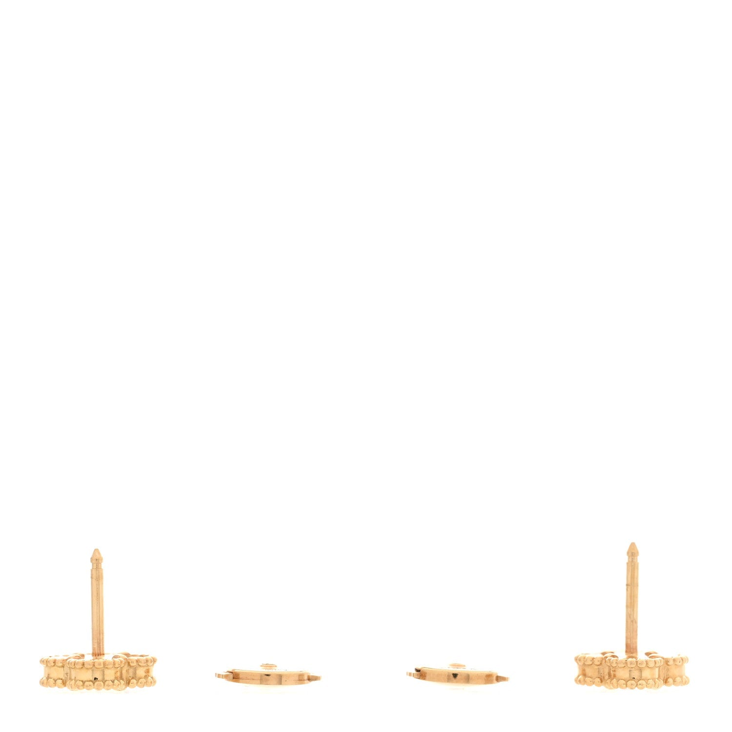 18K Yellow Gold Mother of Pearl Sweet Alhambra Earrings