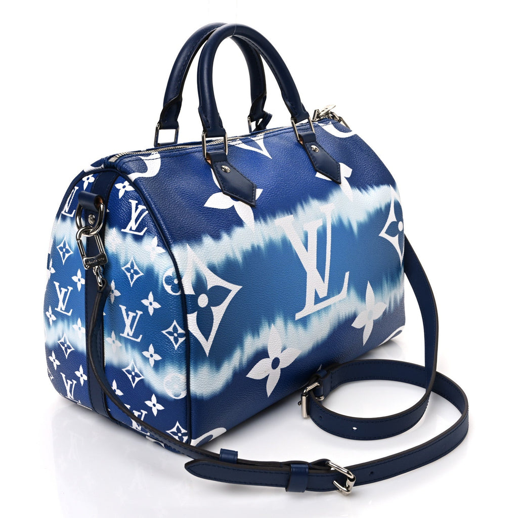 Monogram Escale Speedy Bandouliere 30 Blue