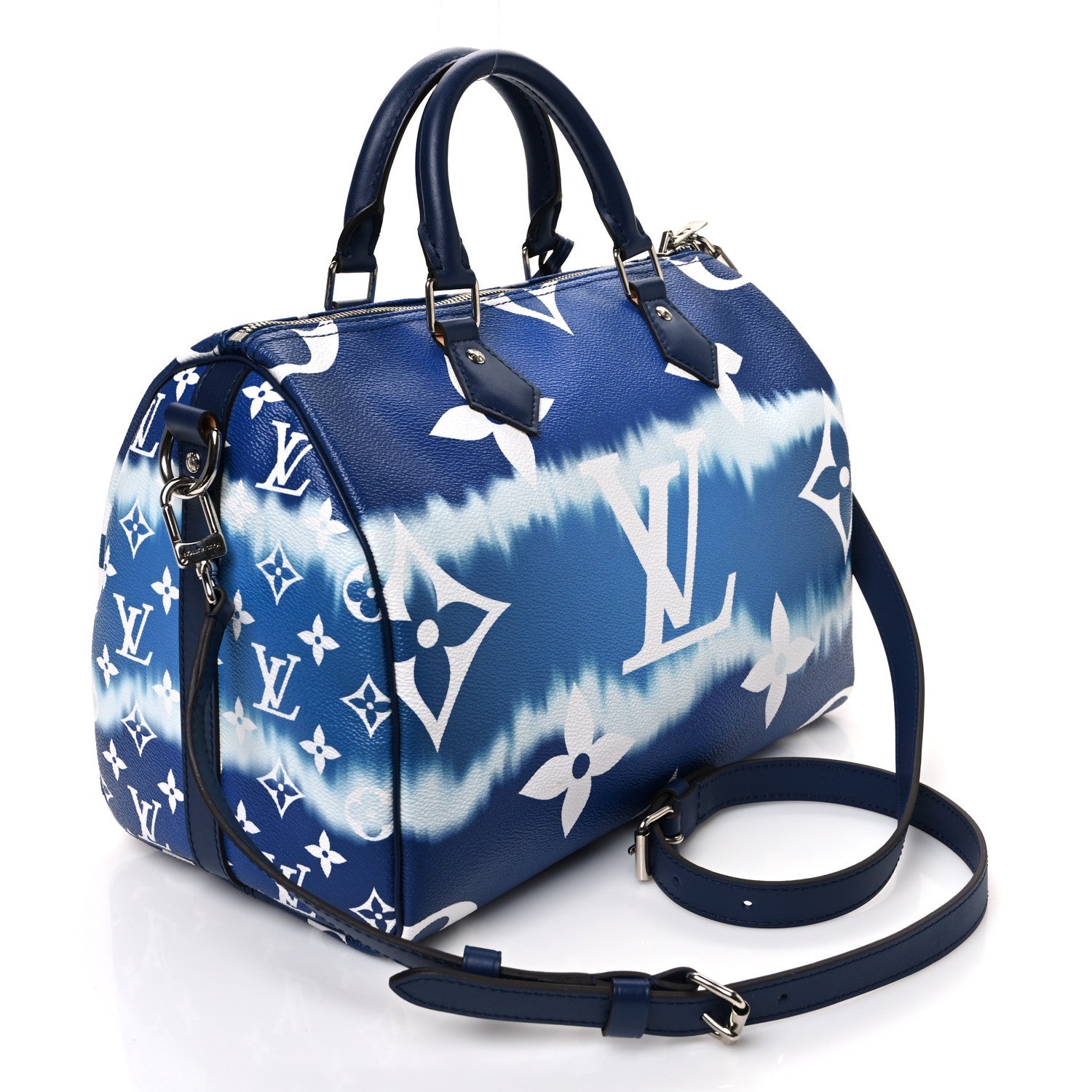 Monogram Escale Speedy Bandouliere 30 Blue