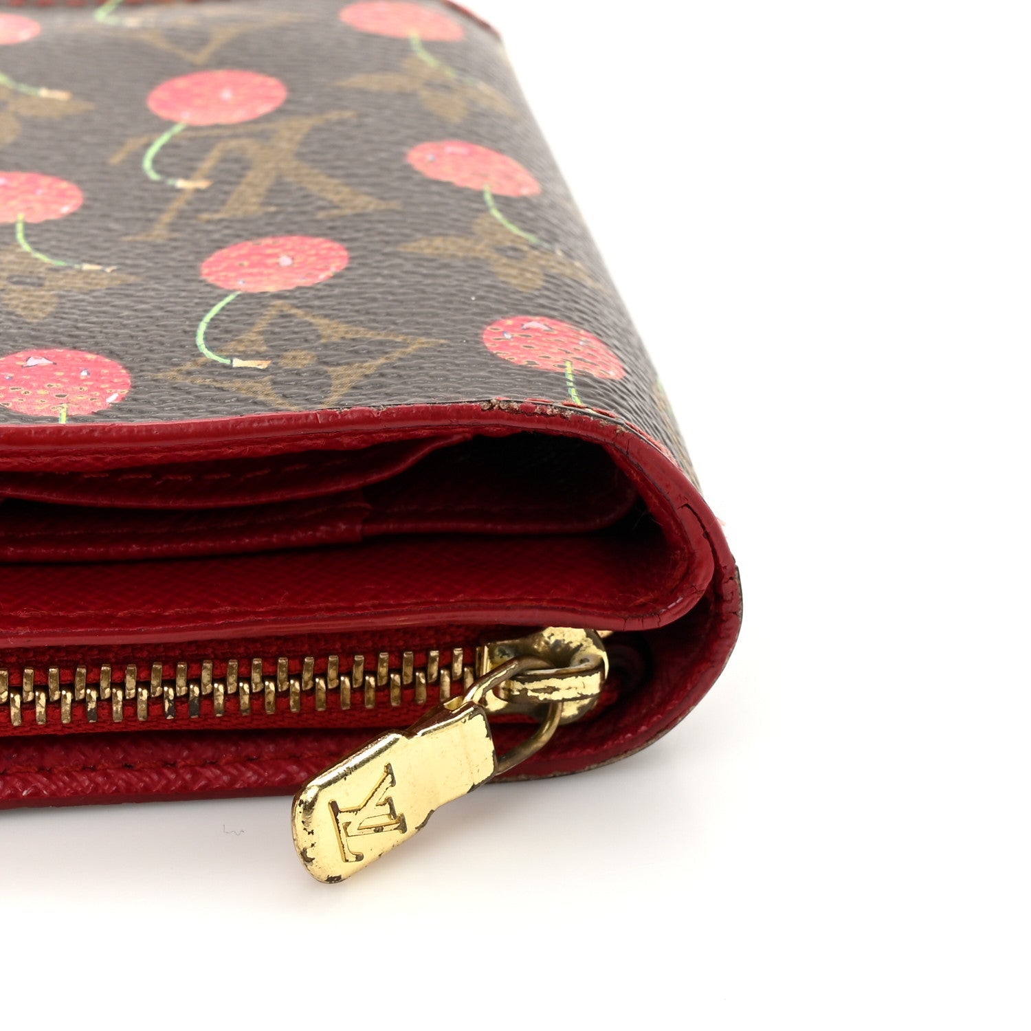 Monogram Cerises Compact Zippe Wallet