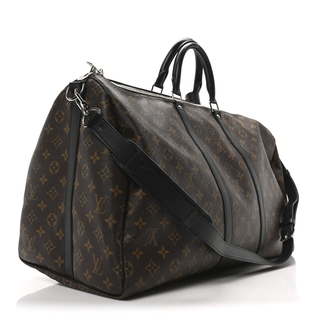 Monogram Macassar Keepall Bandouliere 55