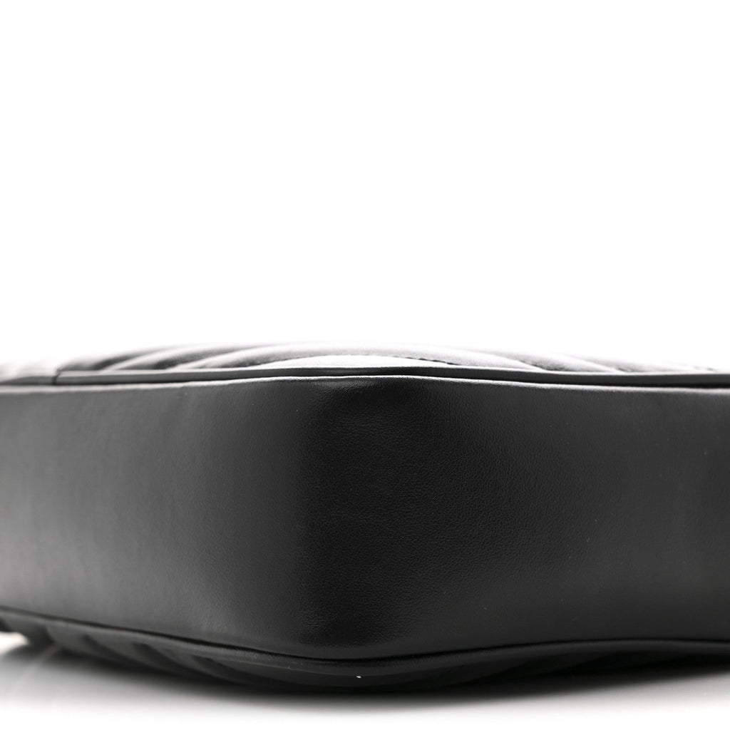 Calfskin Matelasse Monogram Lou Camera Bag Black