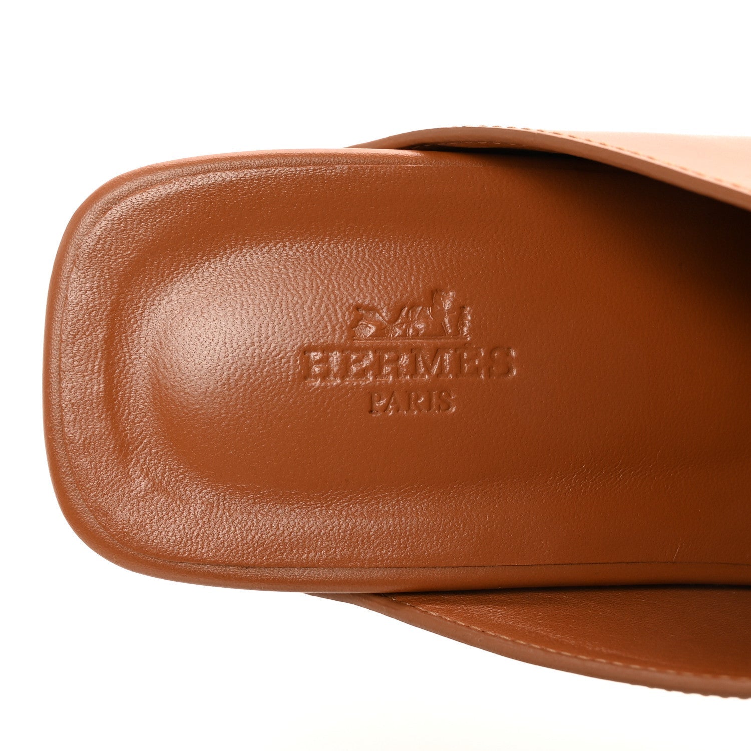 Calfskin Beechwood Earth Mules 39 Marron Glaise