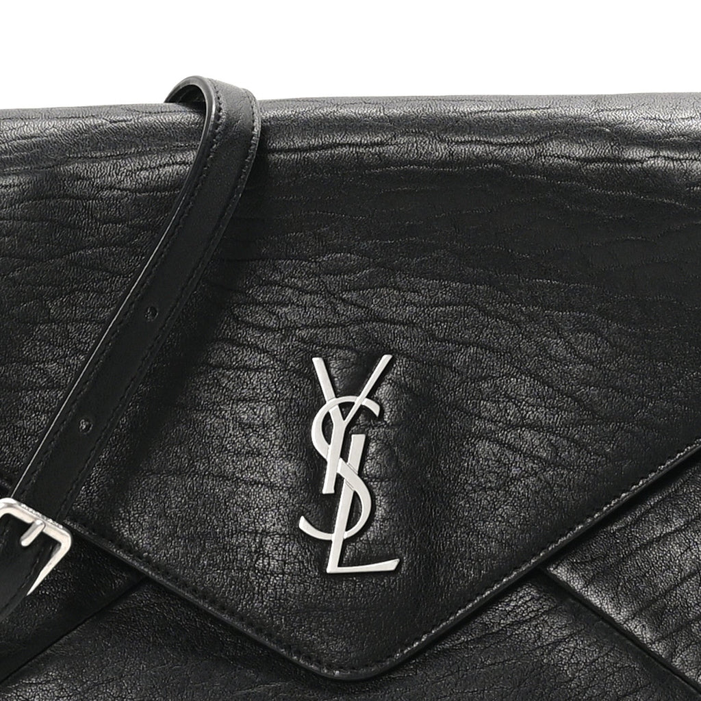 Lambskin Cassandre Envelope Messenger Black