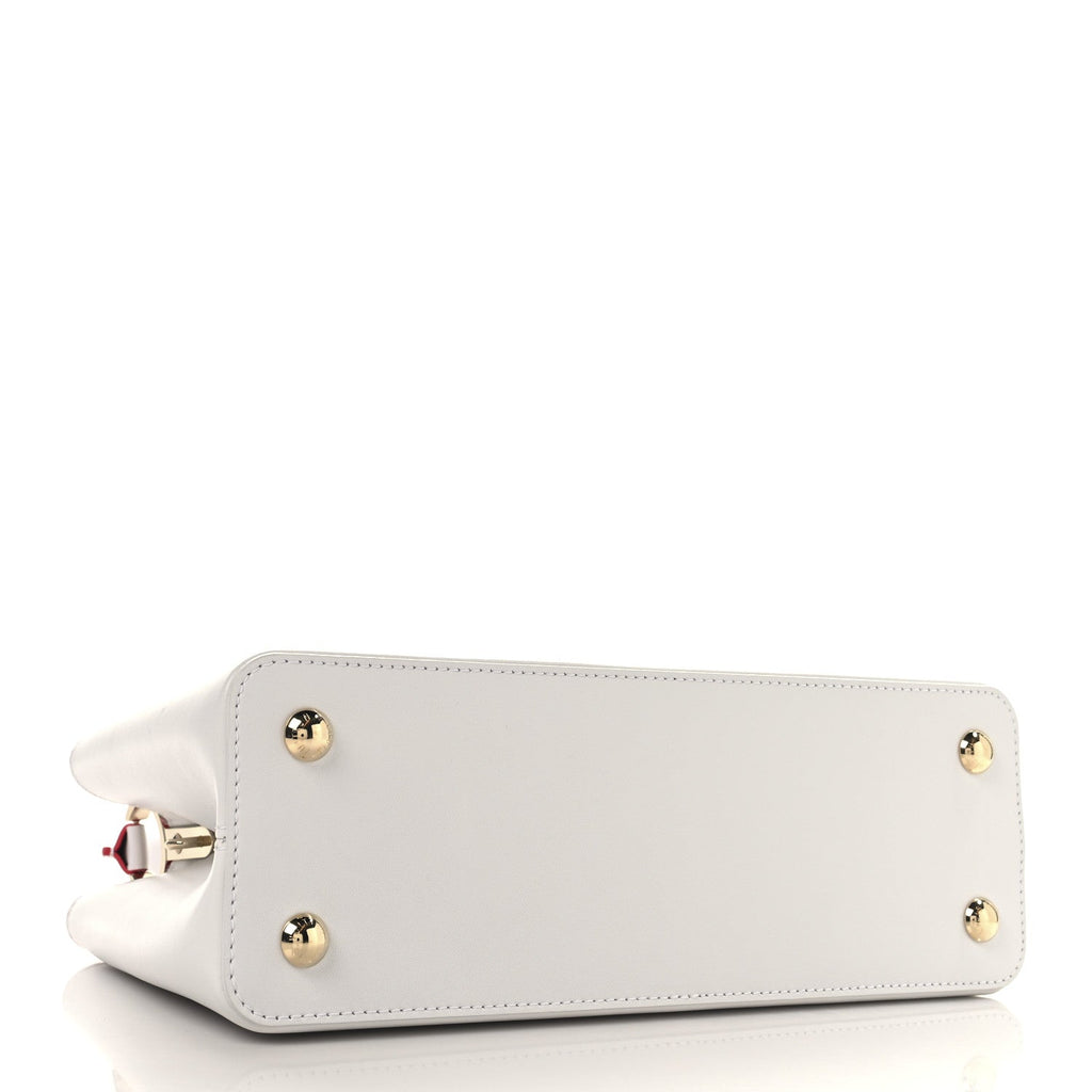 Lambskin Beatriz Milhazes Artycapucines PM White Multicolor