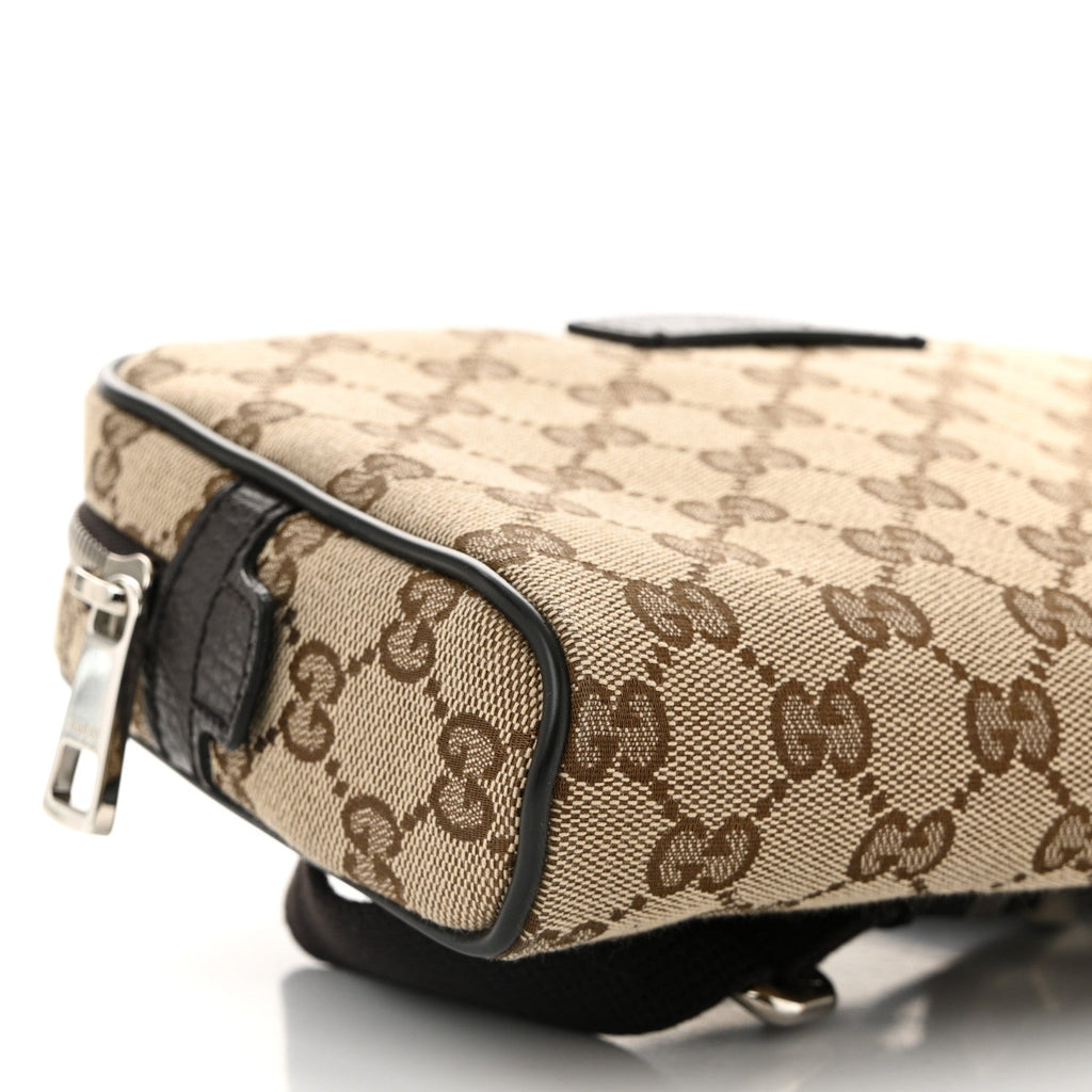 Monogram Belt Bag Dark Brown