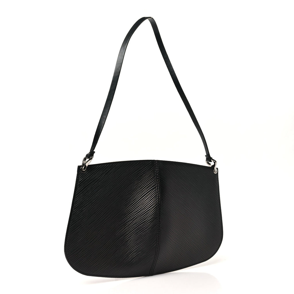 Epi Demi Lune Pochette Black