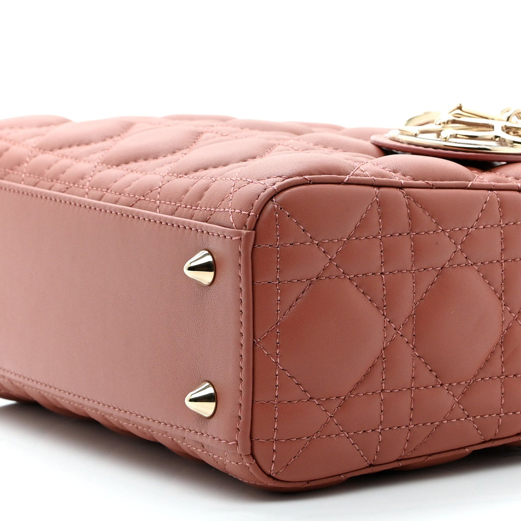 Lambskin Cannage Small My ABCDior Lady Dior Rust