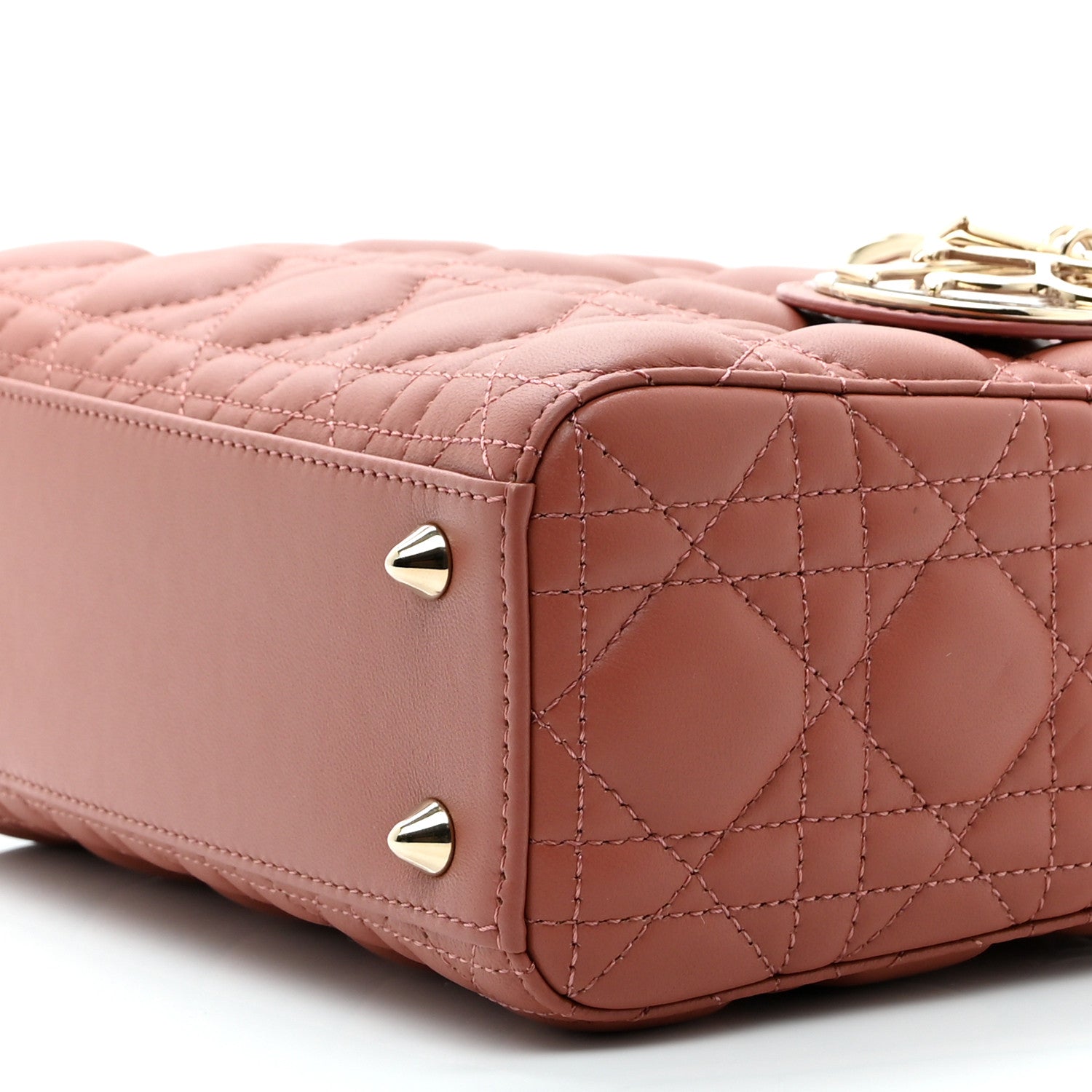 Lambskin Cannage Small My ABCDior Lady Dior Rust