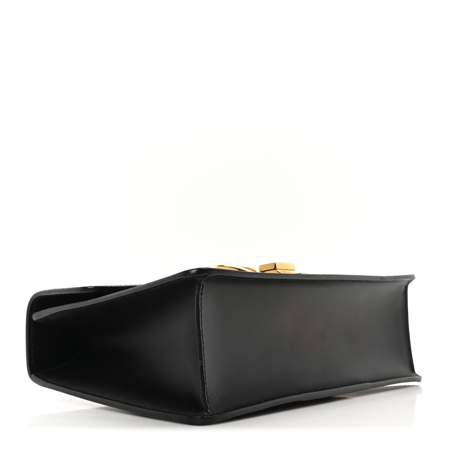 Calfskin Small Sylvie Shoulder Bag Black