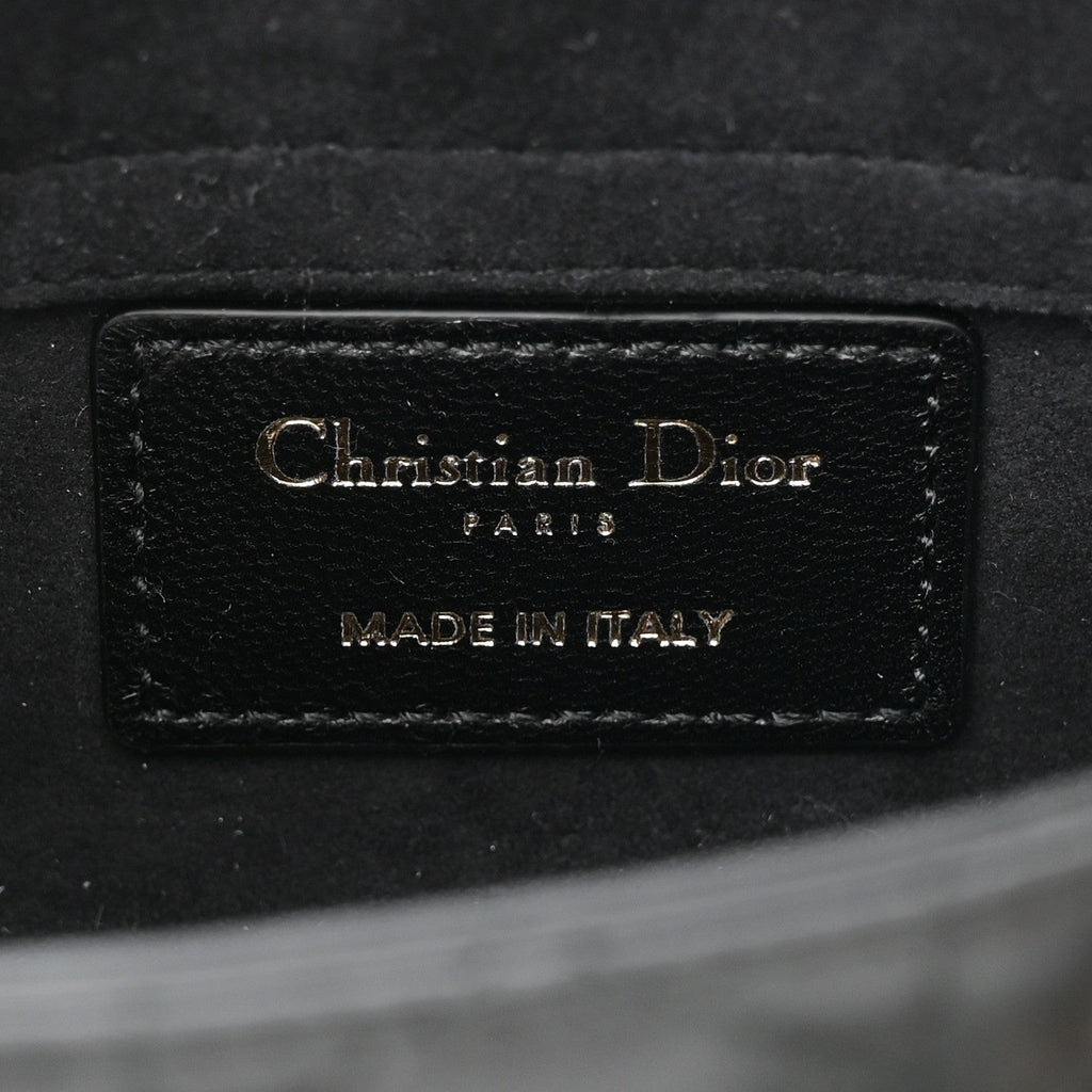 Lambskin Cannage Micro Lady D-Joy Black