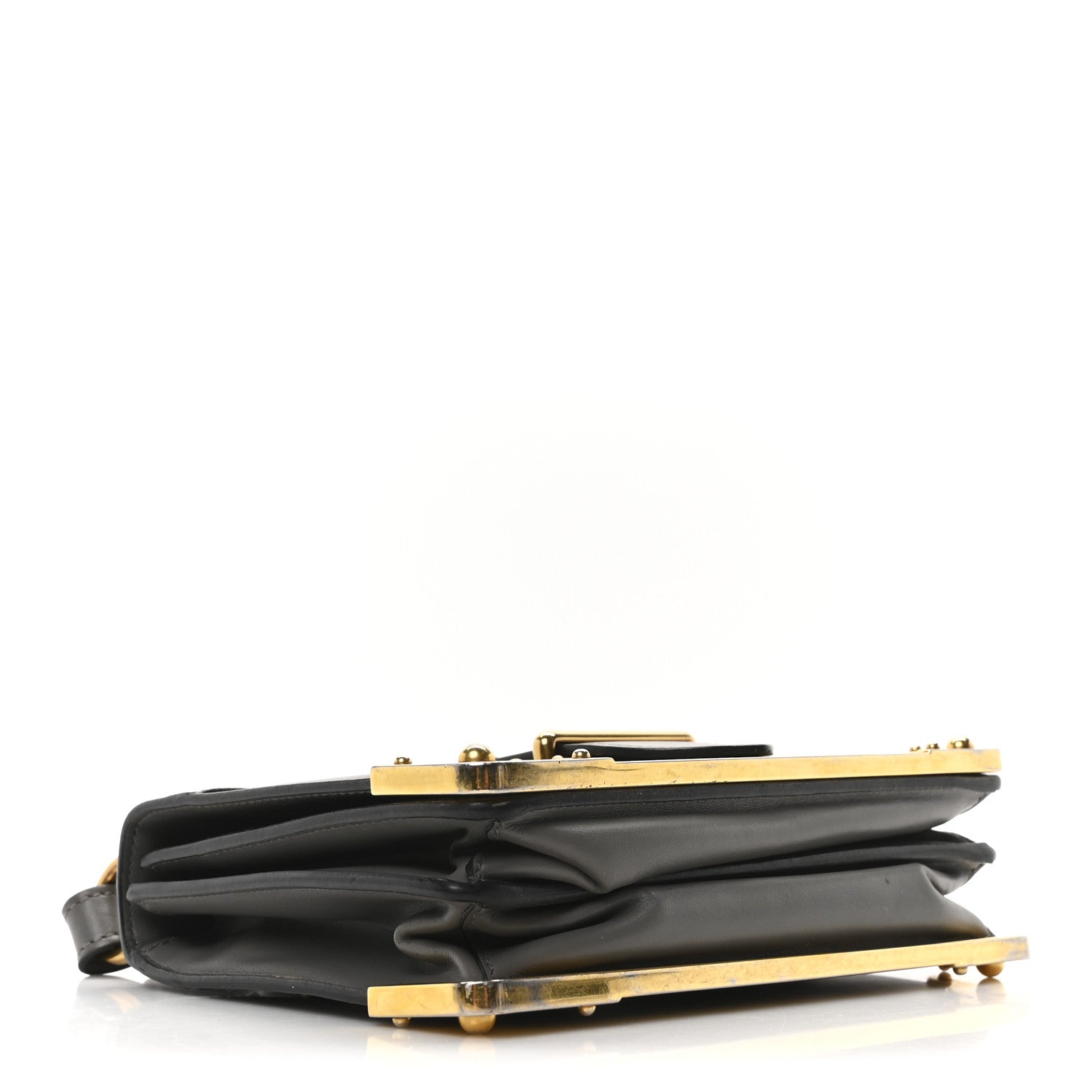 City Calf Saffiano Cahier Bag Marmo