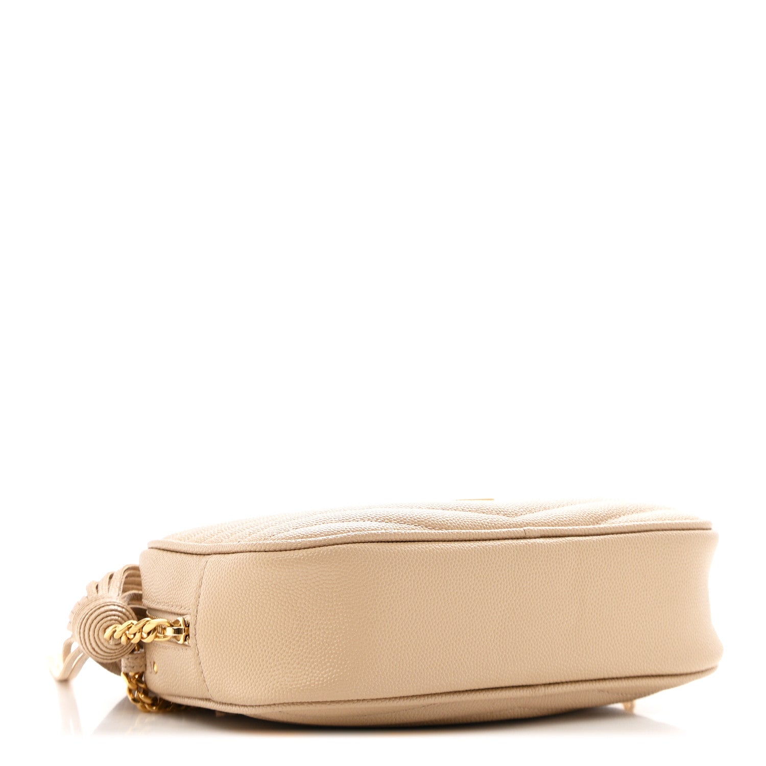 Grain De Poudre Matelasse Monogram Mini Lou Camera Bag Dark Beige