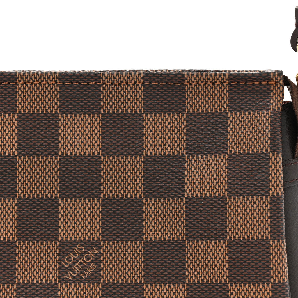 Damier Ebene Trousse Make Up Bag Pochette