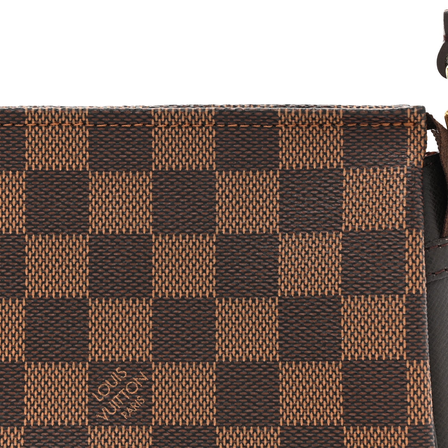 Damier Ebene Trousse Make Up Bag Pochette