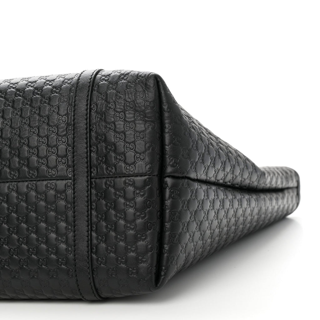 Microguccissima Medium Joy Tote Black