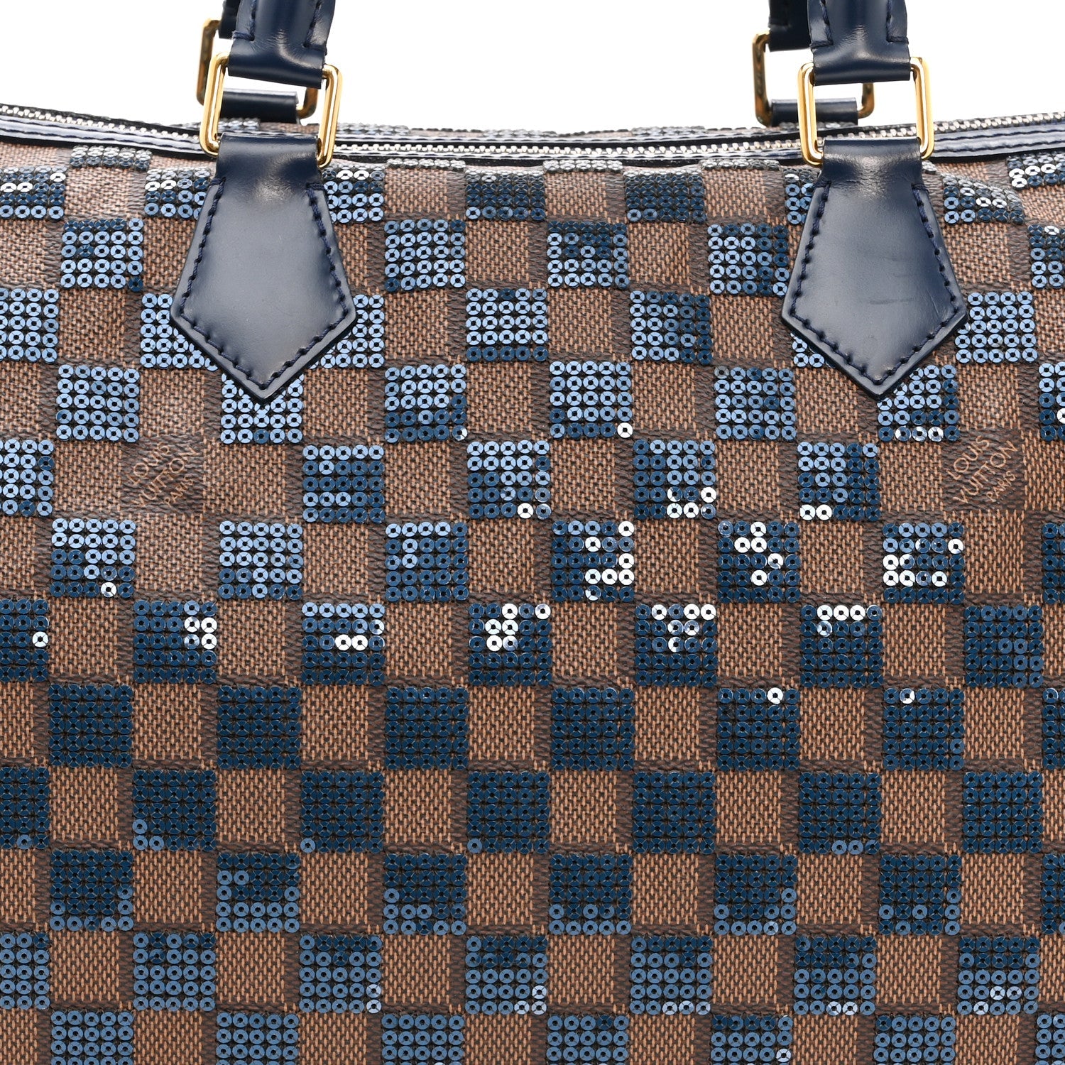 Damier Paillettes Speedy 30 Blue
