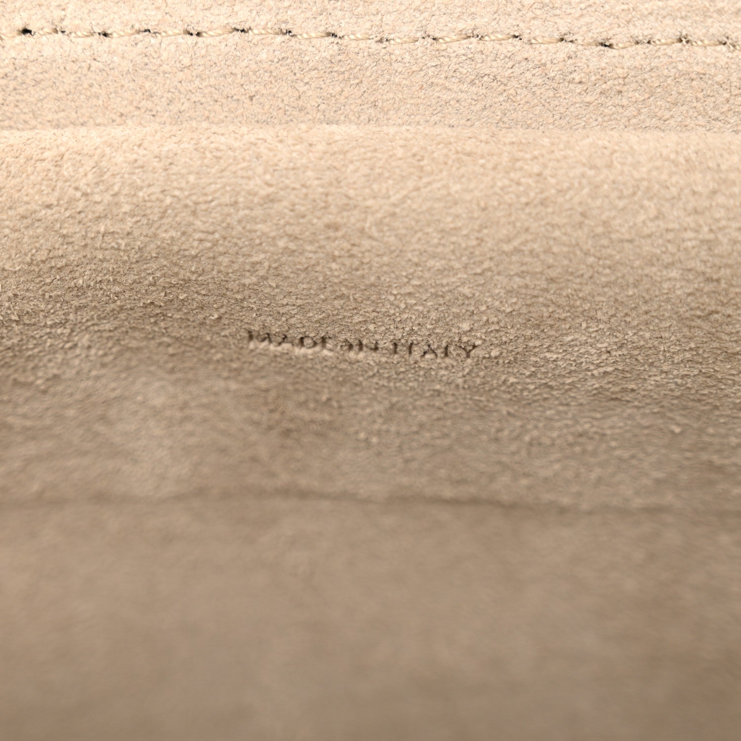 Grained Calfskin Micro Belt Bag Light Taupe