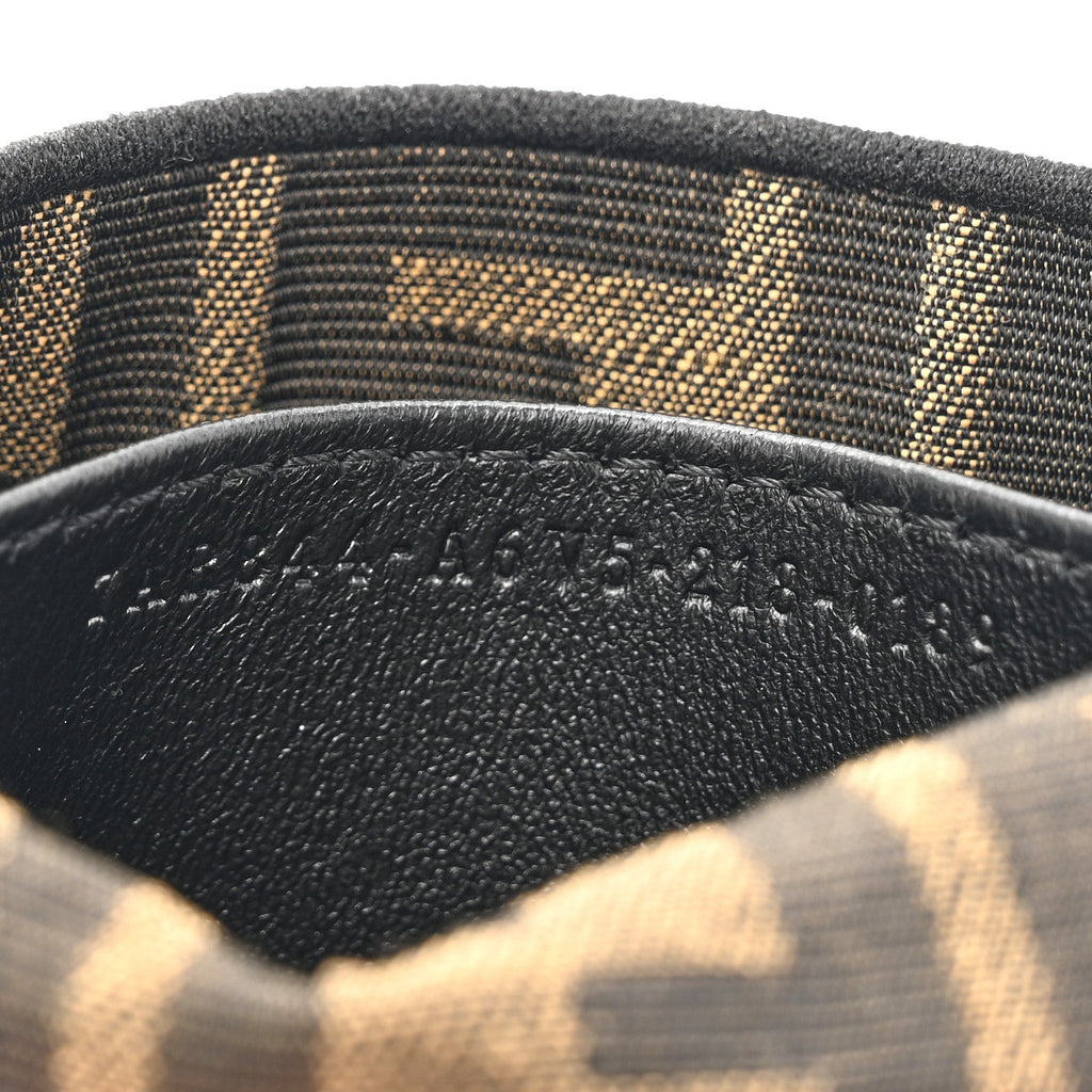 Fabric Jacquard FF 1974 Nano Baguette Charm Tobacco Moro Black