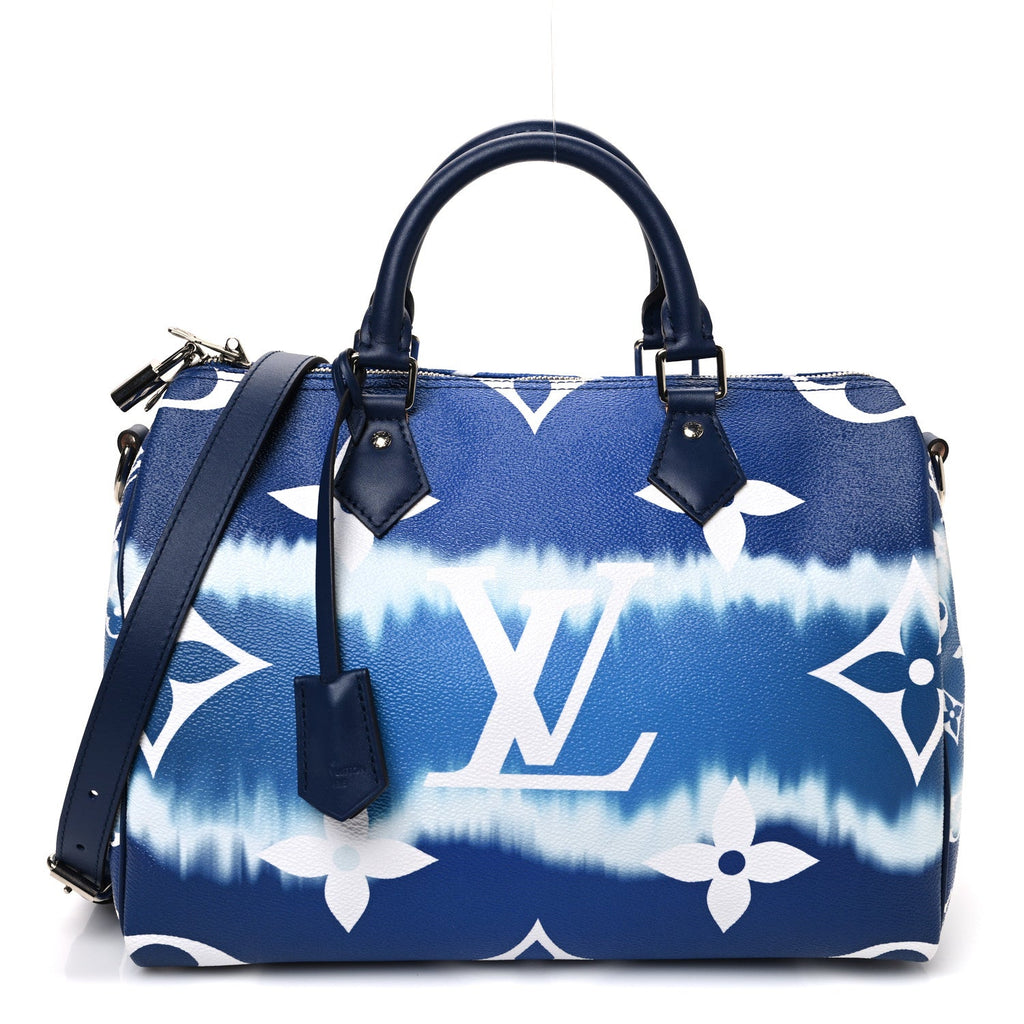 Monogram Escale Speedy Bandouliere 30 Blue