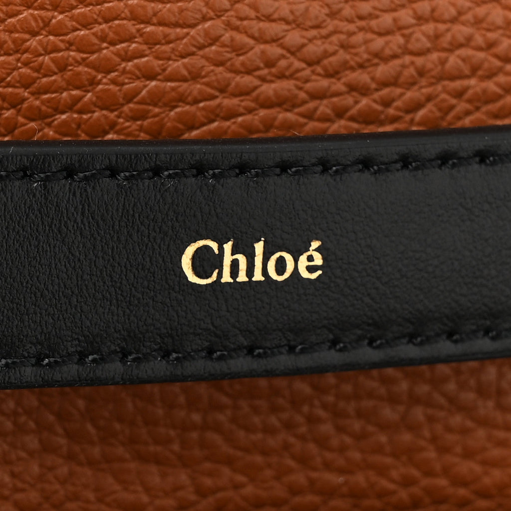 Grained Calfskin Medium Penelope Shoulder Bag Dusty Gold