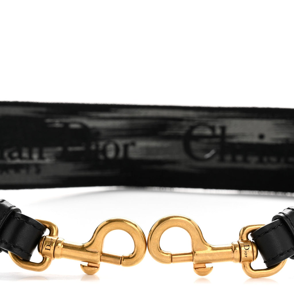 Canvas Mizza Embroidered Leopard Shoulder Strap Grey