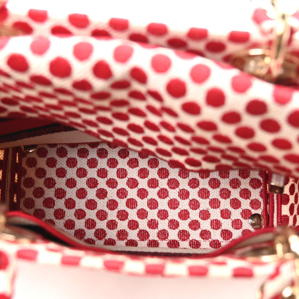 Canvas Medium DiorAmour Dots Lady D-Lite Red