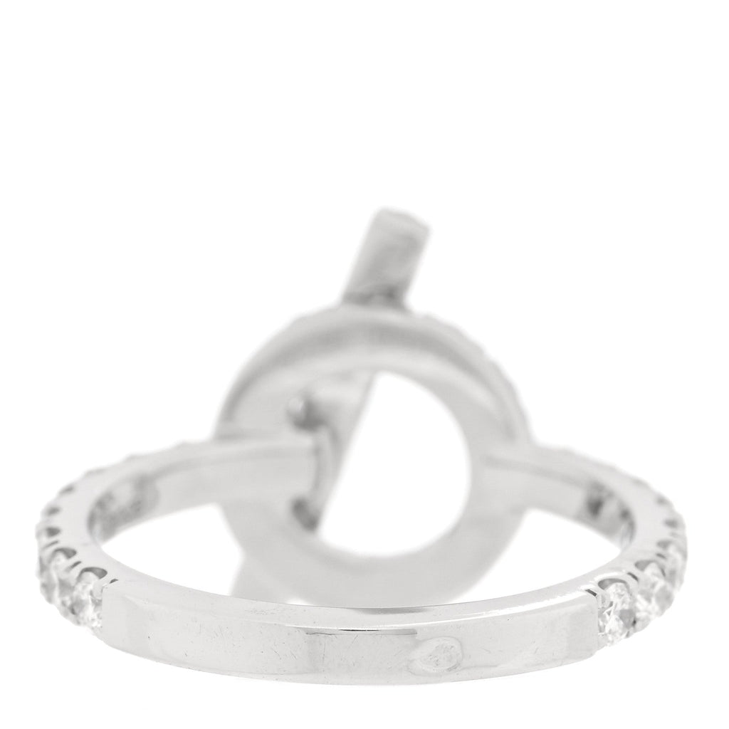 18K White Gold Diamond Finesse Ring 51 5.75