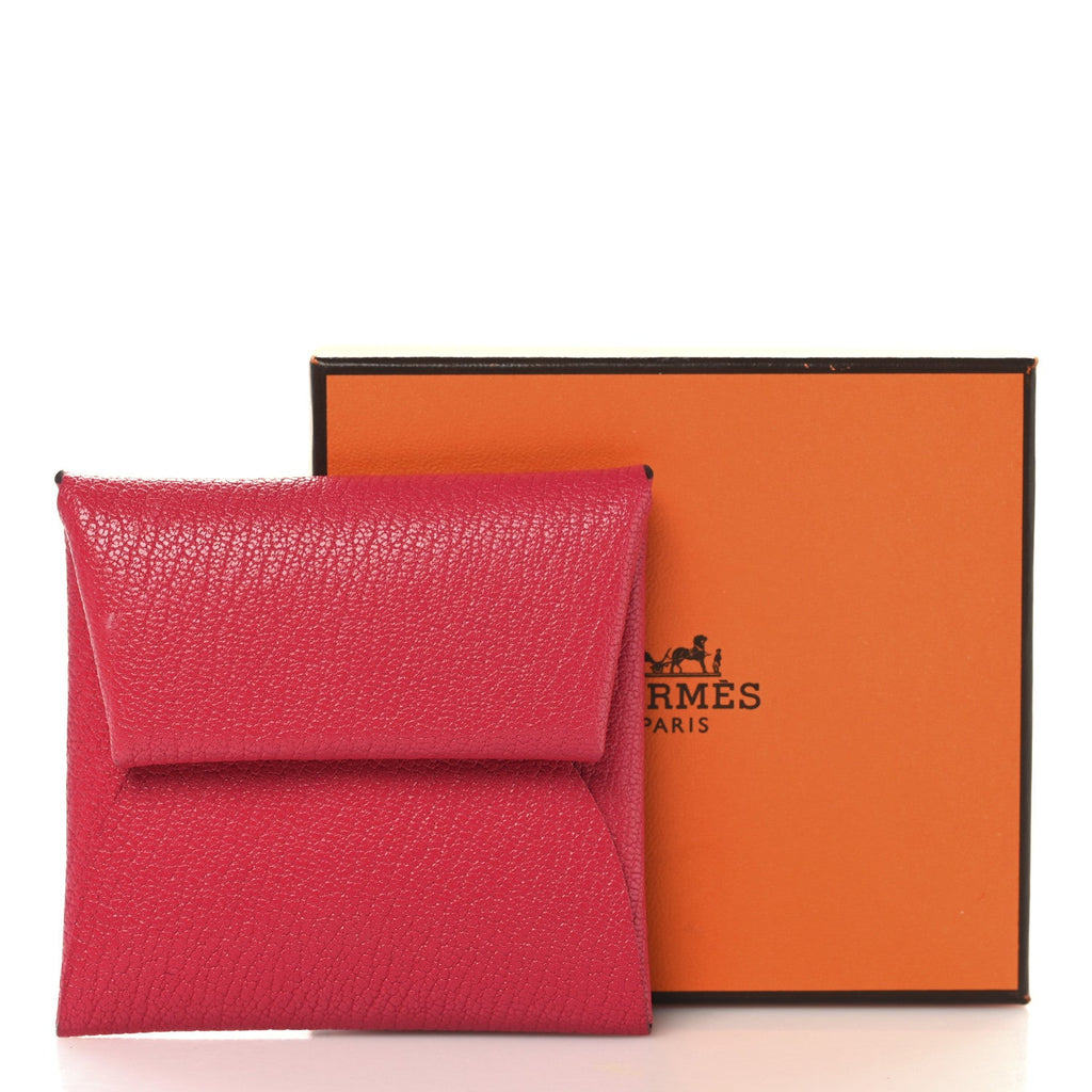 Chevre Mysore Bastia Coin Purse Rose Shocking