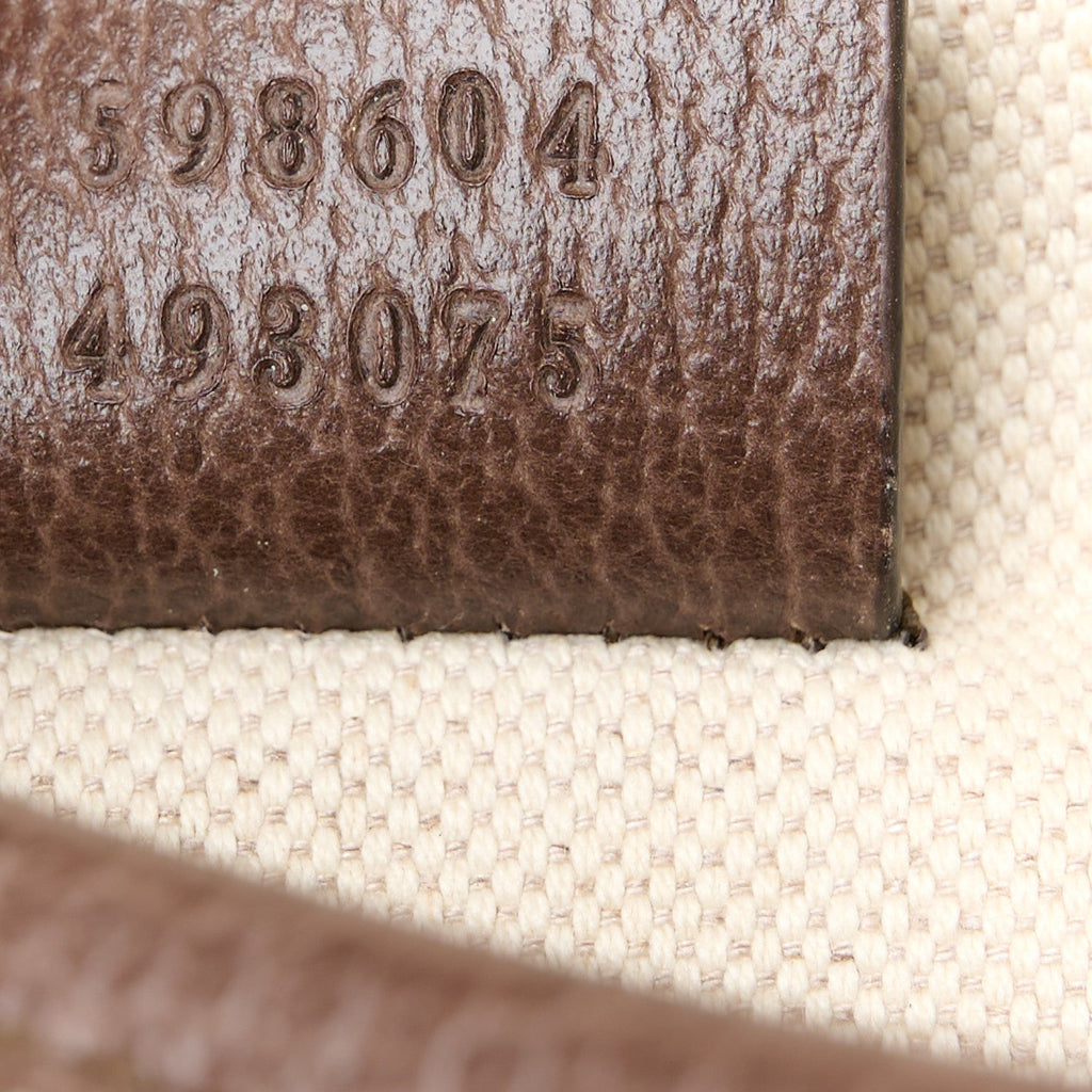 GG Supreme Monogram Web Medium Neo Vintage Flap Messenger Bag Beige New Acero