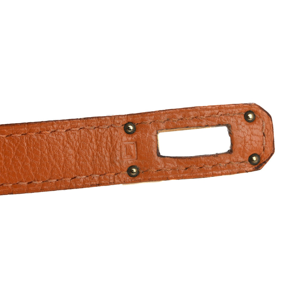 Chevre Mysore Medium Kelly Wallet Orange