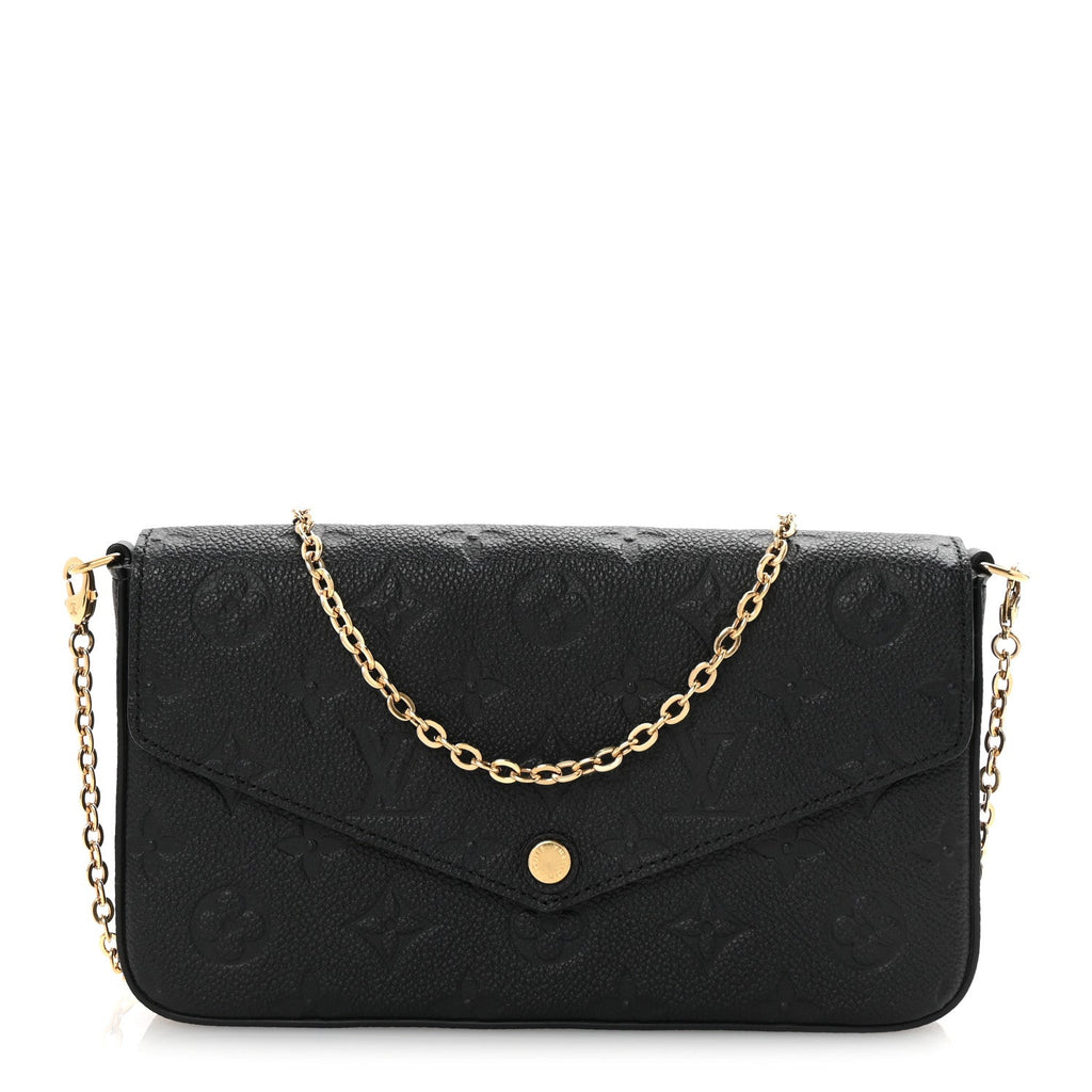 Empreinte Pochette Felicie Chain Wallet Black