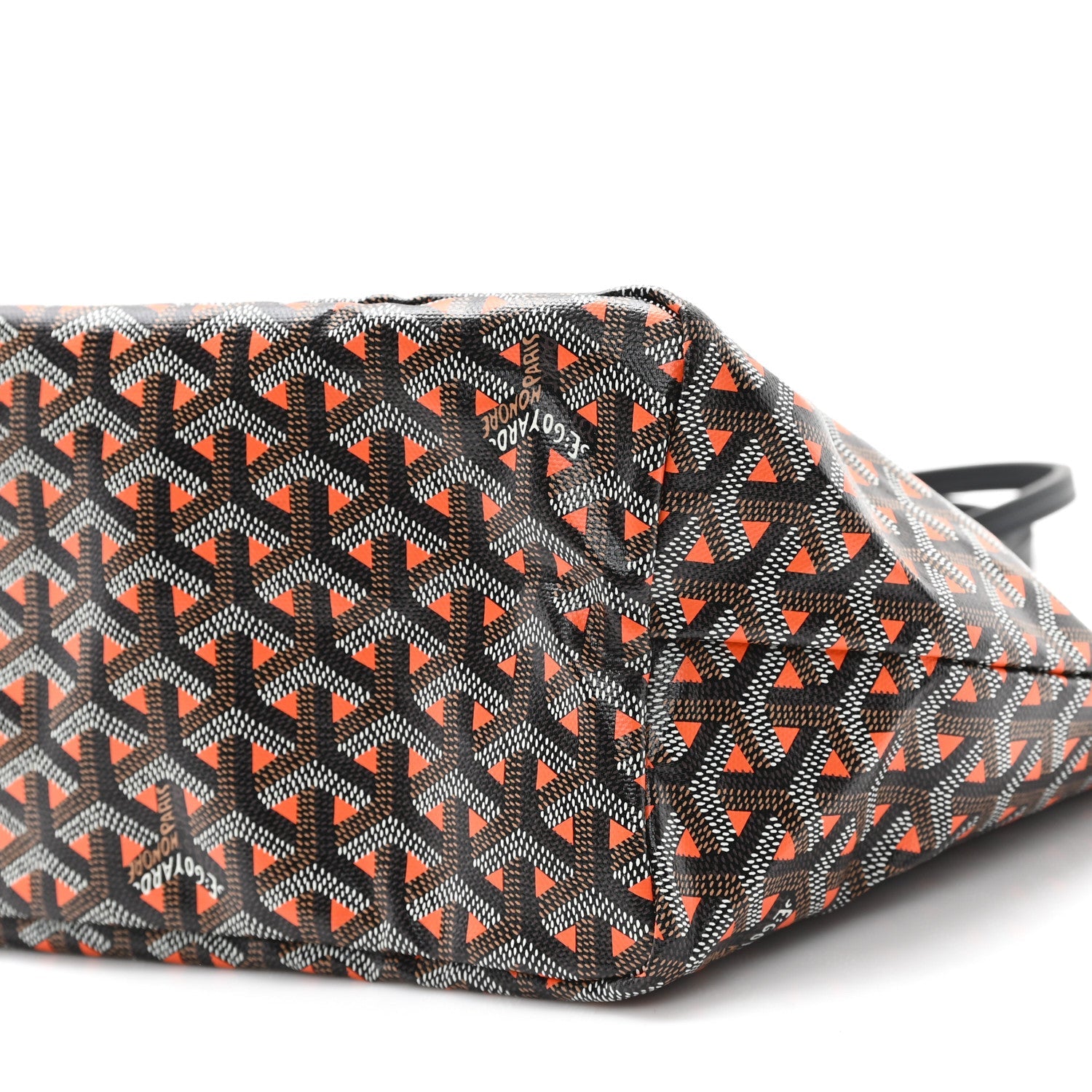 Goyardine Saint Louis Claire Voie PM Black Orange