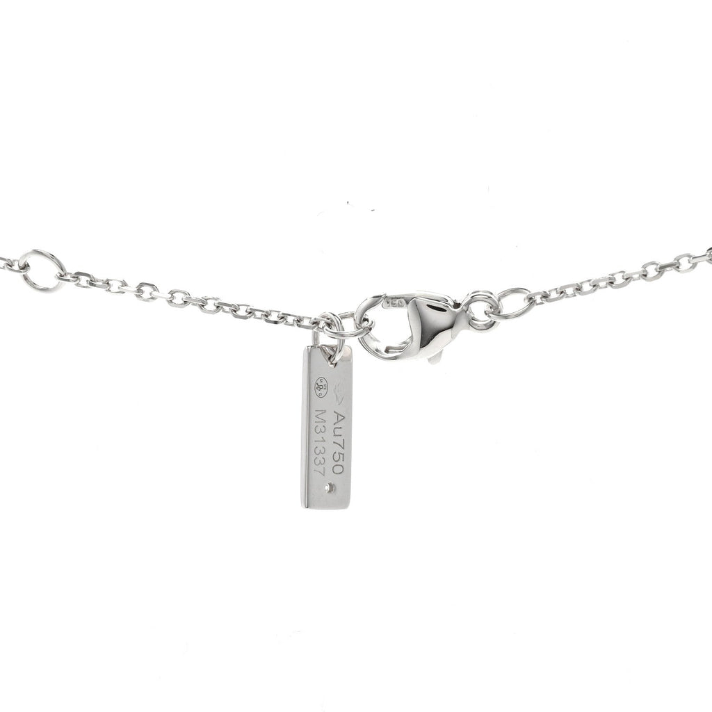 18K White Gold Diamond Baby Move Necklace