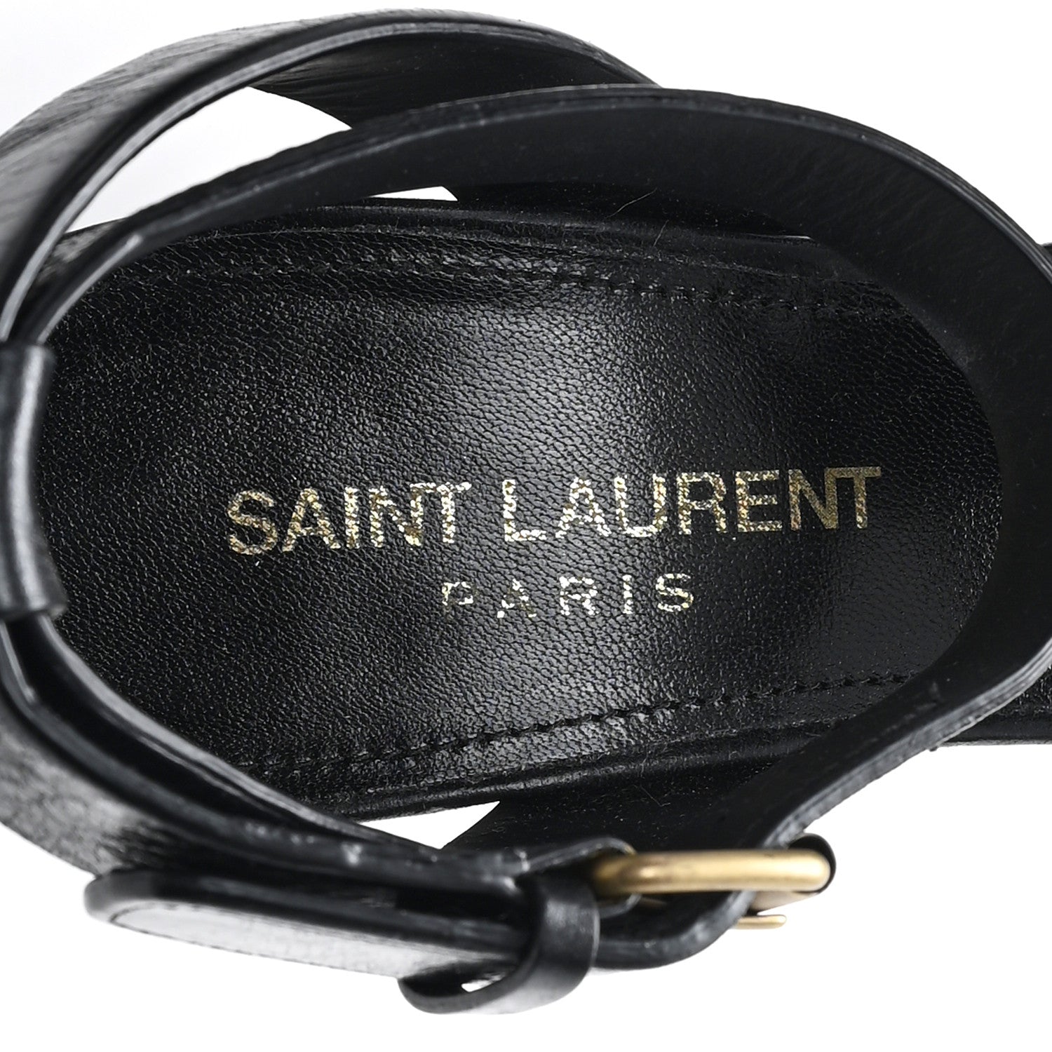 Calfskin Oak 75 Sandals 35 Black