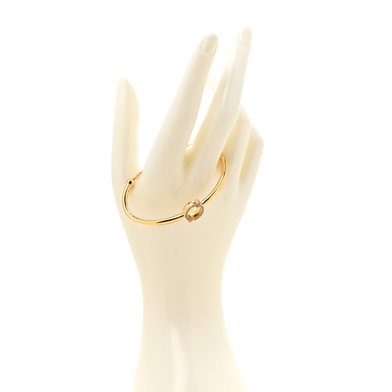 Metal Crystal EverRound Bracelet Gold