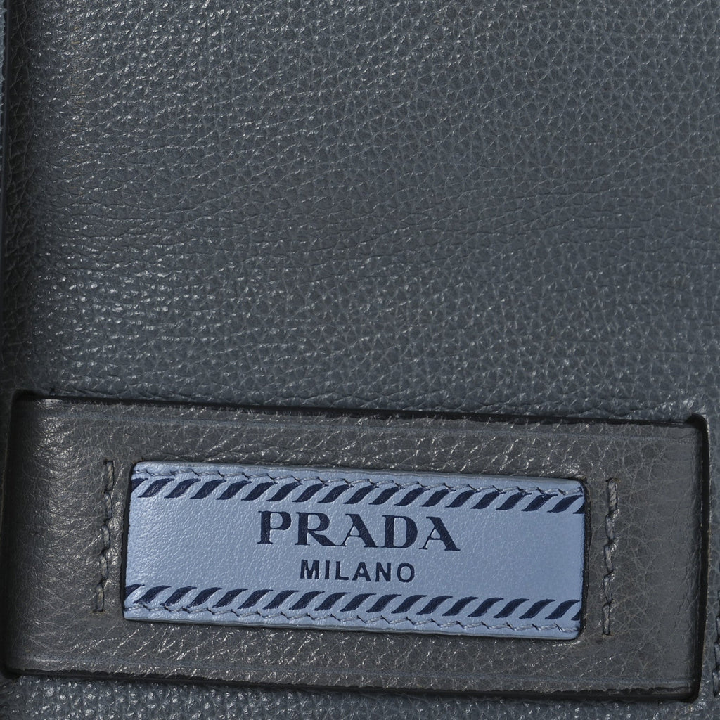 Glace Calf Studded Etiquette Flap Marmo Astrale