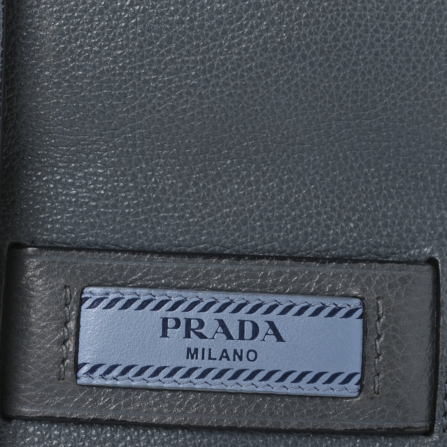 Glace Calf Studded Etiquette Flap Marmo Astrale