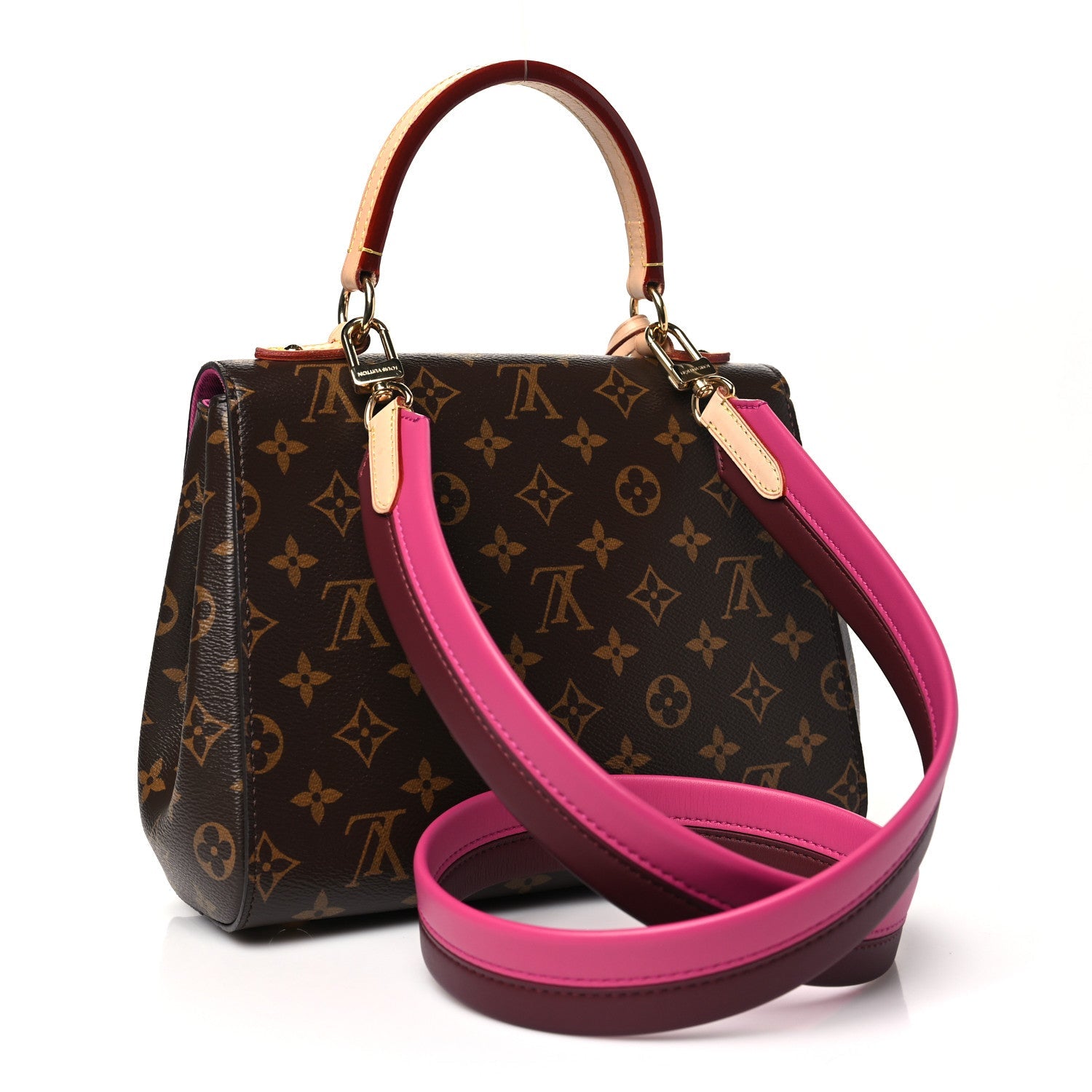 Monogram Cluny BB Bordeaux Fuchsia