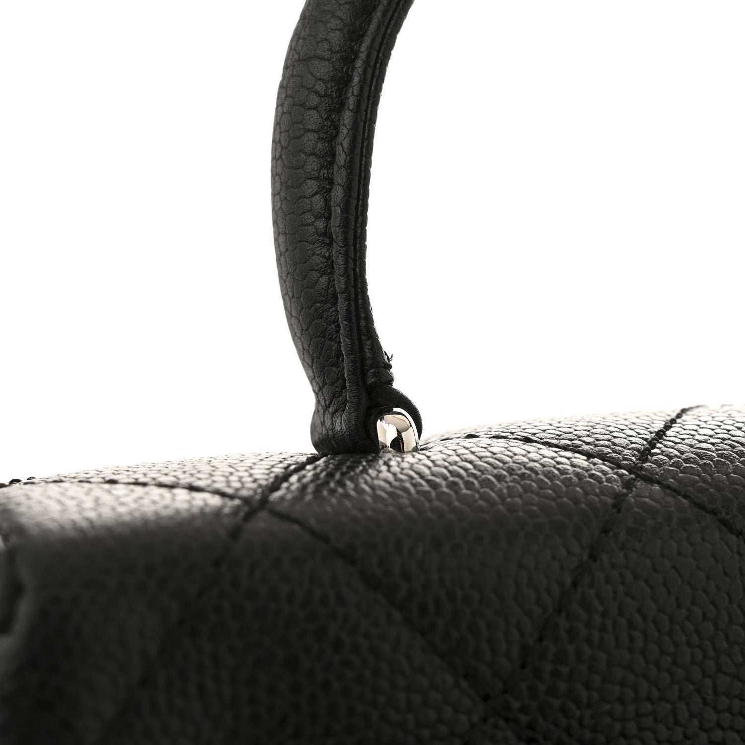 Caviar Quilted Jumbo Kelly Flap Black