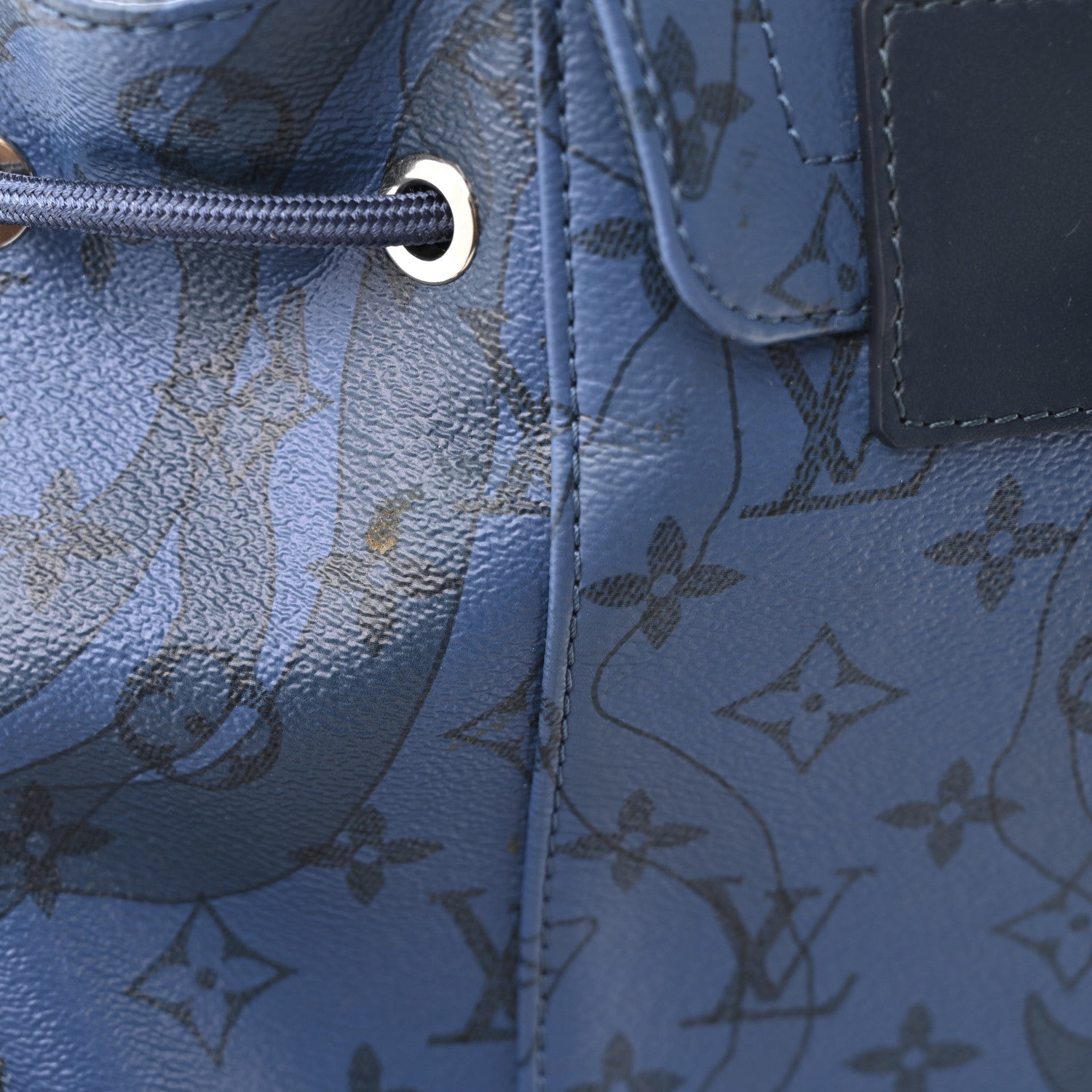 Monogram Aquagarden Christopher MM Backpack Abyss Blue