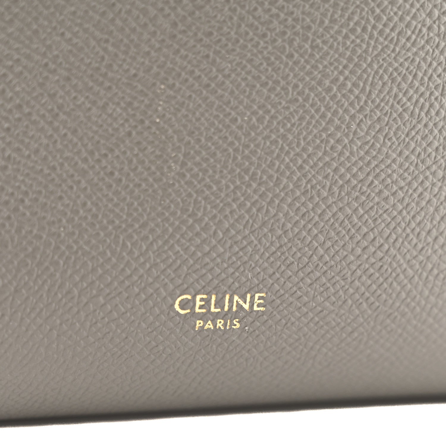 Grained Calfskin Mini Belt Bag Grey