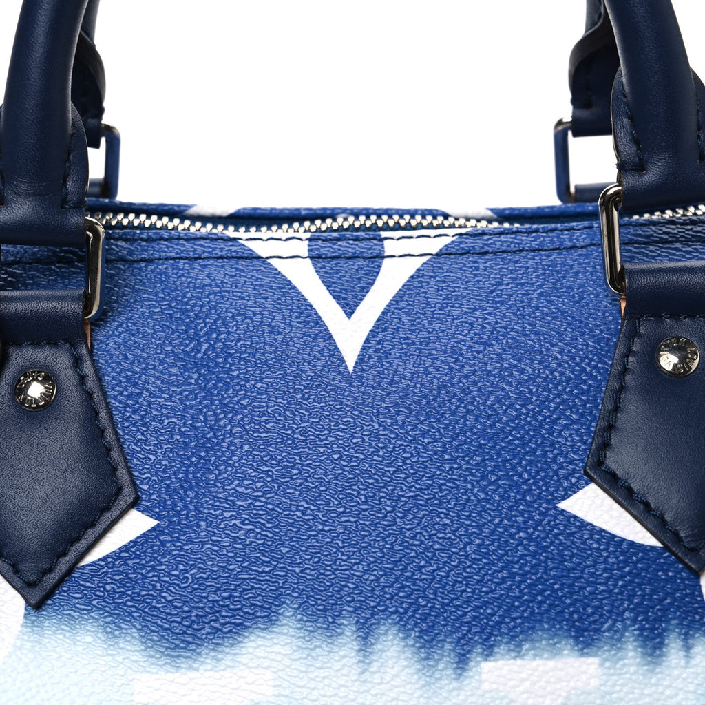 Monogram Escale Speedy Bandouliere 30 Blue