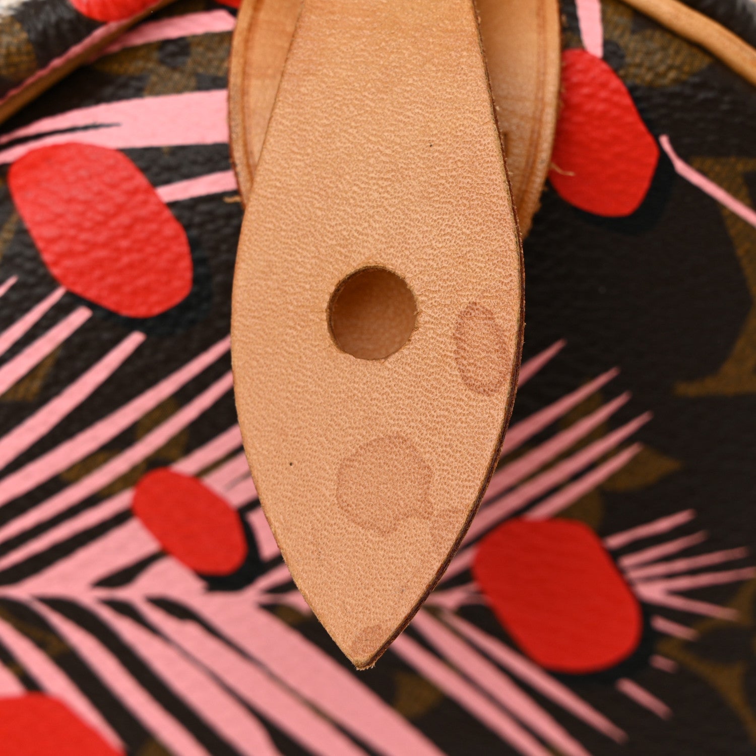 Monogram Jungle Dots Speedy 30 Sugar Pink Poppy