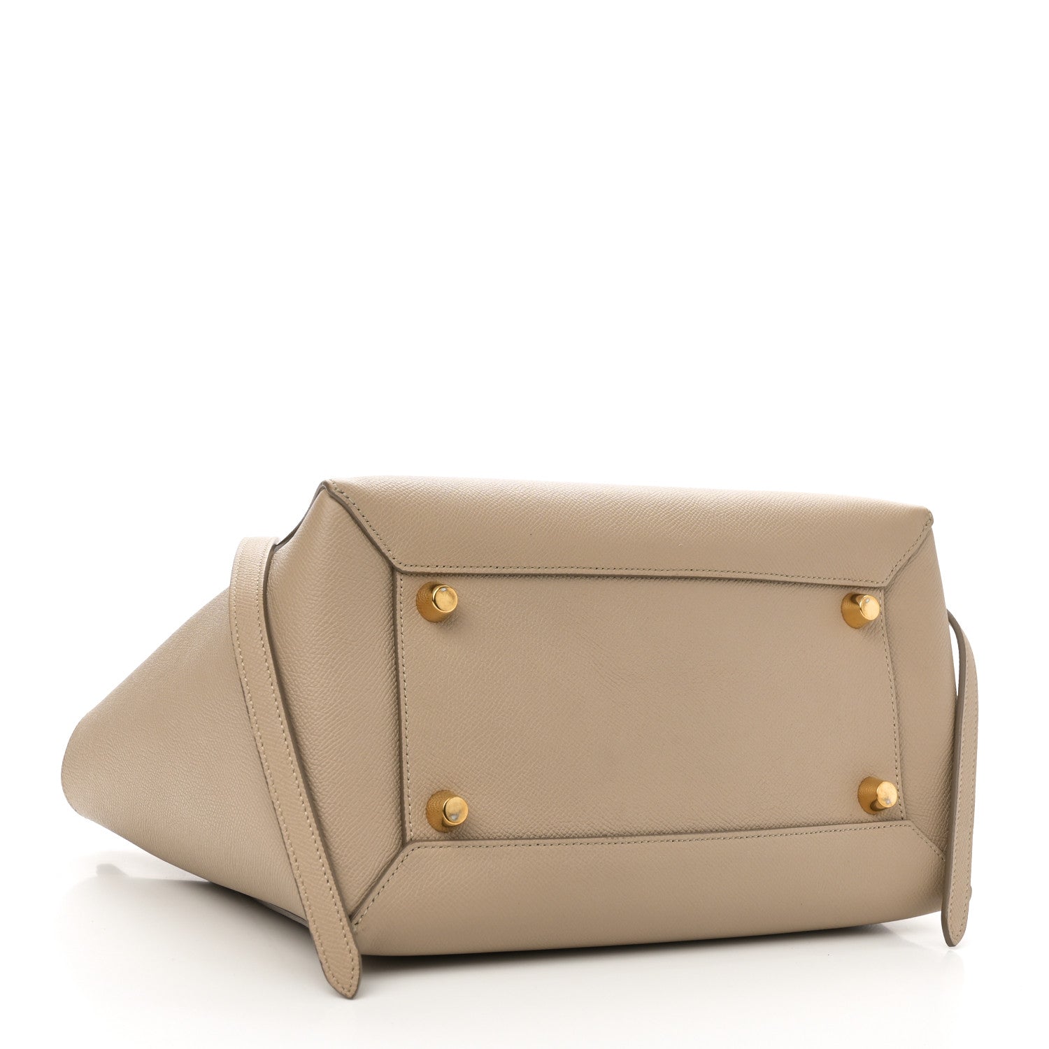 Grained Calfskin Mini Belt Bag Light Taupe